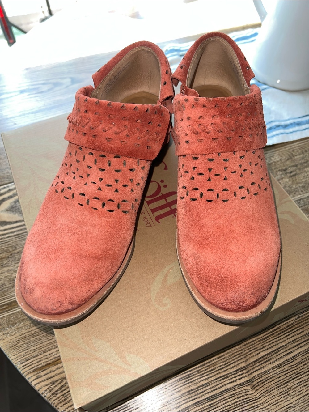 Sofft Coral Suede Bristol Bootie
